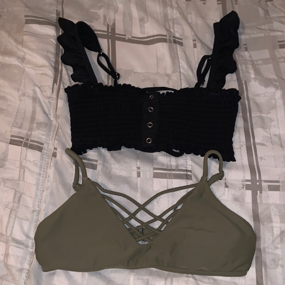 Two XS Bathing Suit Tops!